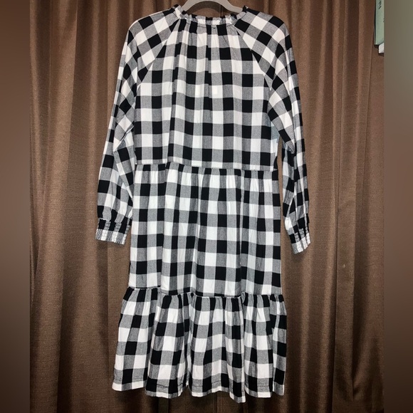 BeachLunchLounge Buffalo Check Flannel Dress - Picture 7 of 8